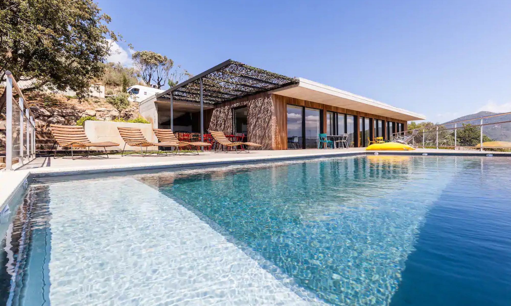 La Villa Piatana vue de la piscine